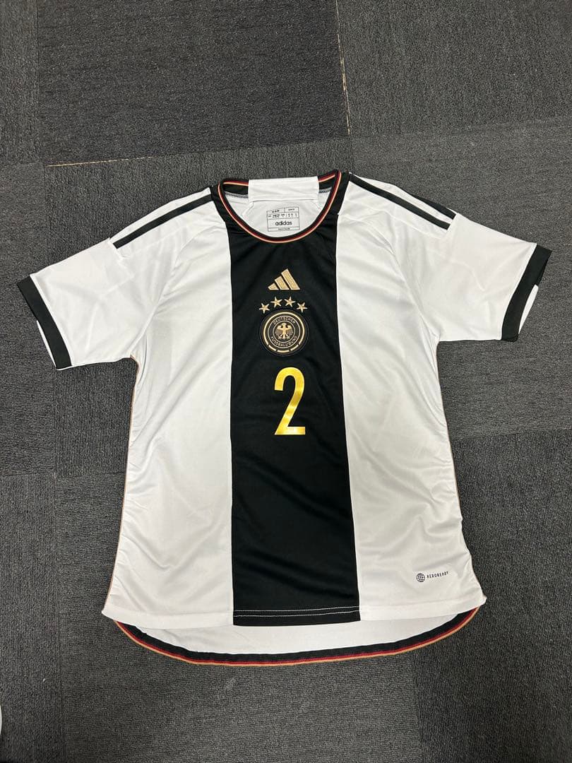 【タグ付き】ドイツ代表 ユニフォーム 22/23 リュディガー アディダス) adidas/22/23ドイツ代表/ホーム/半袖/リュディガー/L5818