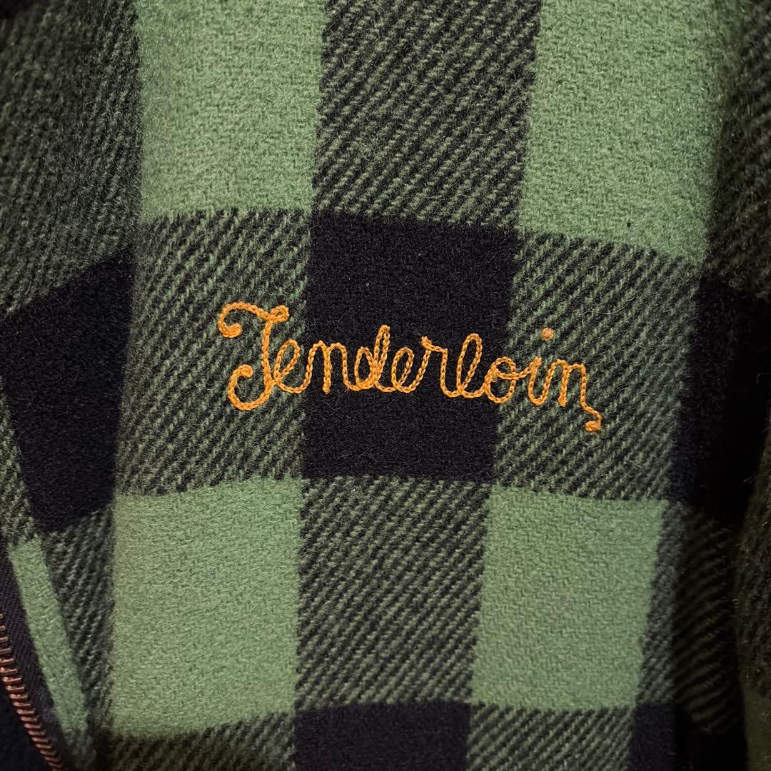 テンダーロインランバージャックジャケット黒✖️緑 L