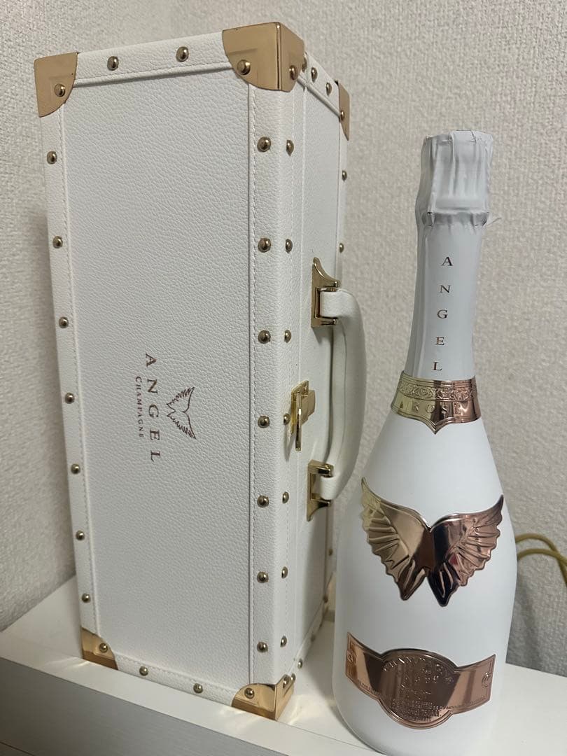 エンジェル シャンパン ブリュット ロゼ ホワイト 専用ケース付き エンジェル シャンパン ブリュット ロゼ ホワイト 750ml BRUT ROSE