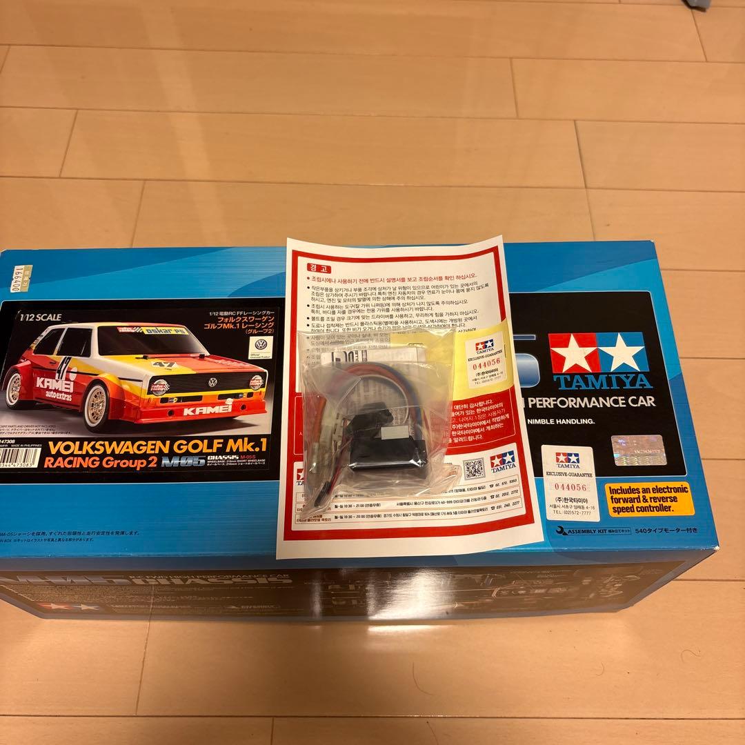 タミヤラジコン　ＶＷゴルフレーシング　新品　アンプ付き 1/10RC フォルクスワーゲン（MF-01Xシャーシ）: RCモデル｜TAMIYA SHOP