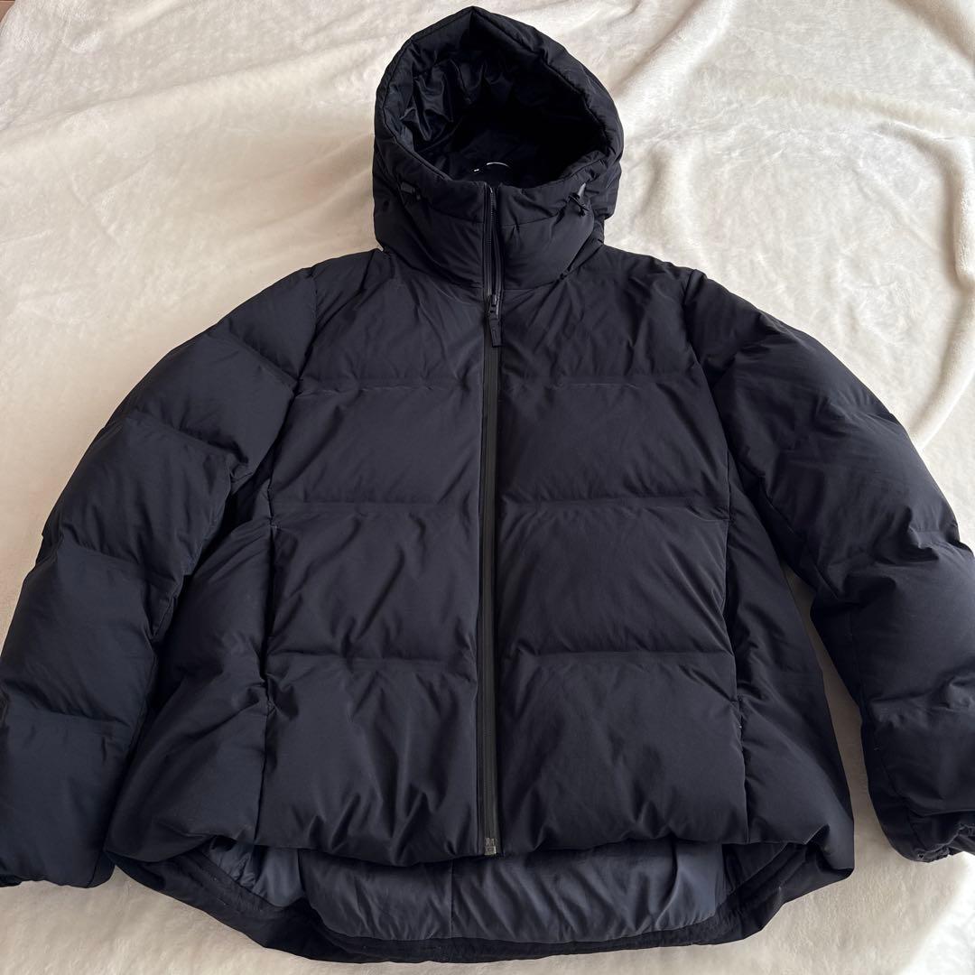 UNIQLO シームレスダウンパーカー ブラック 黒 L - メルカリ
