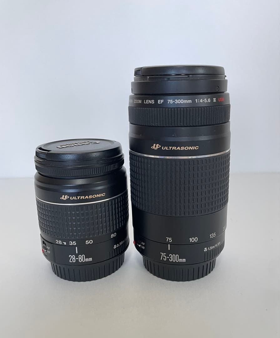 フイルム 一眼レフカメラ Canon EOS kiss3 レンズ 標準 望遠 付