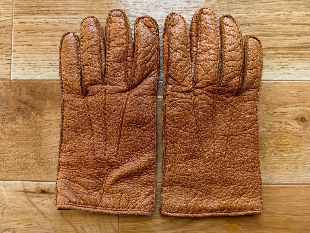h*u様 restelli レステリ ペッカリーグローブ カシミアライニング 15-1564 DENTS Peccary and Cashmere lining Gloves | Mashimo Onlineshop