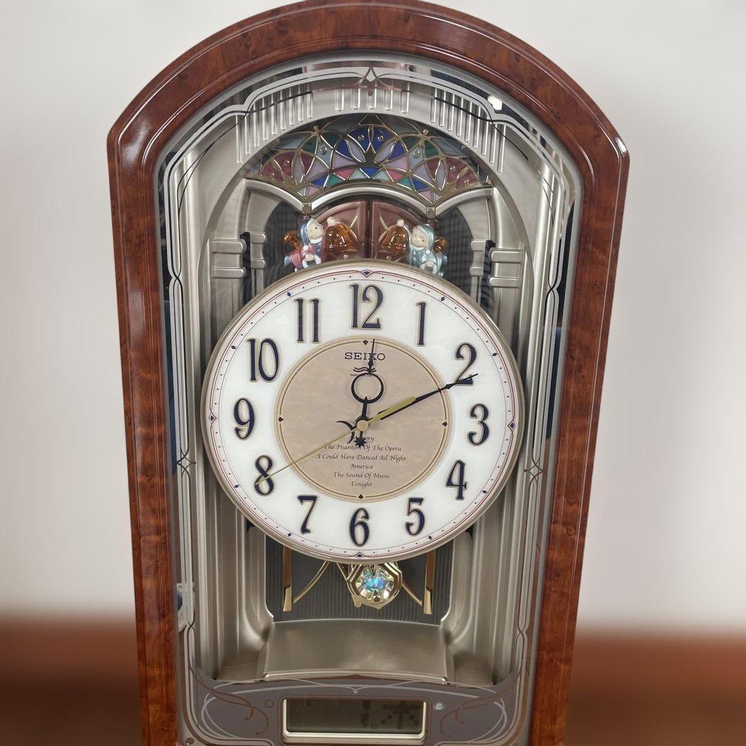 美品 セイコー 電波 からくり時計 RE556B ウェーブシンフォニー - メルカリ