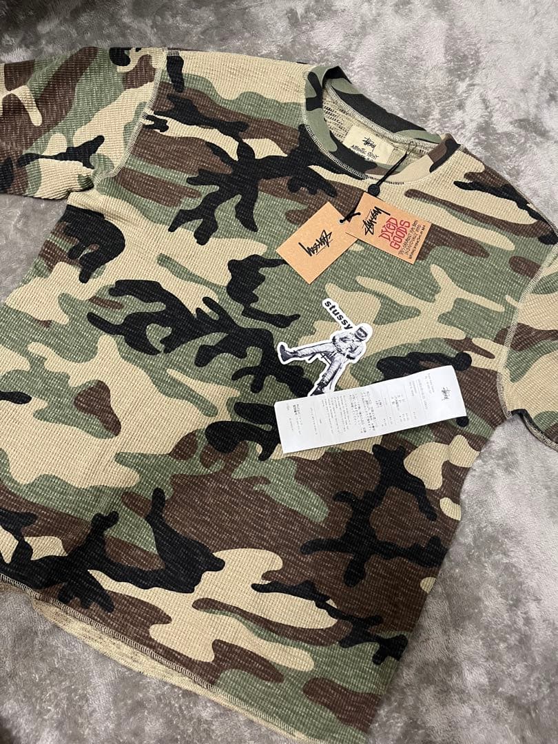 Stussy Pigment Dyed SS Thermal Camo - メルカリ