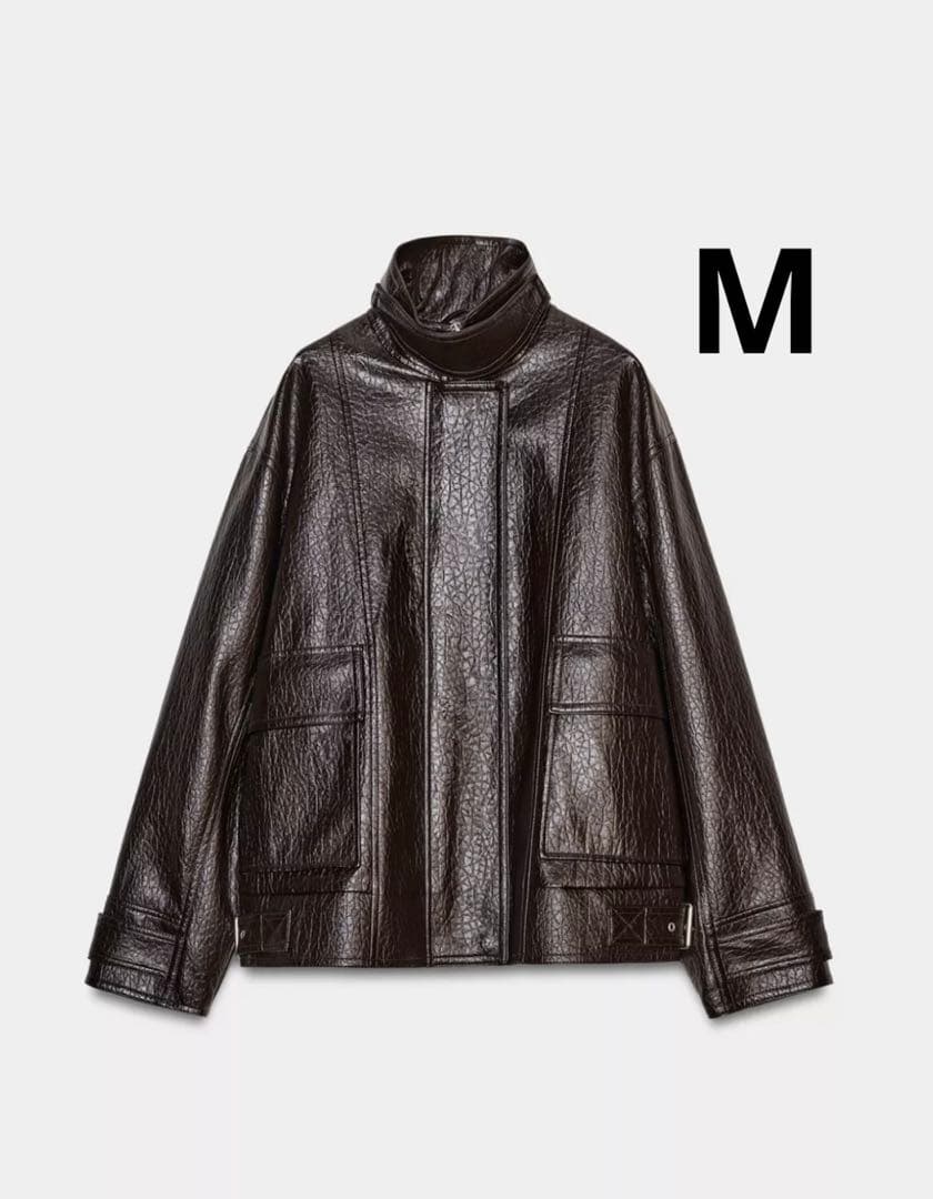 ZARA ザラ ZWコレクション フェイクレザージャケット 新品、未使用