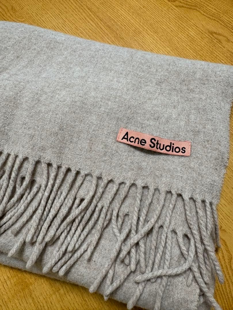 Acne Studios マフラー フリンジ付き ◇すぐ届く◇大人気♪【Acne Studios】フリンジウールマフラー (Acne