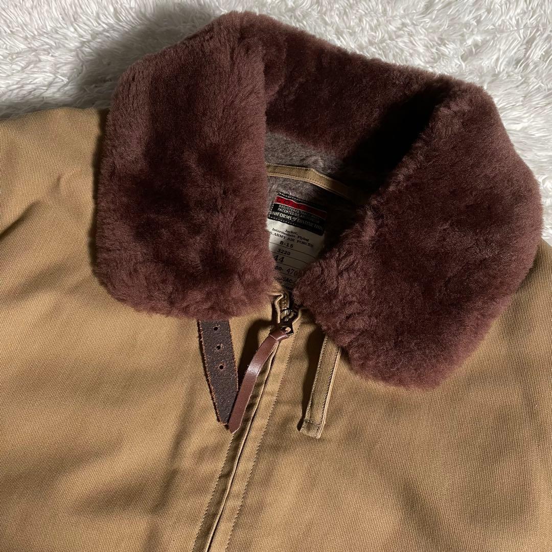 バズリクソンズ フライトジャケット B-15 Colvinex 赤リブ - メルカリ