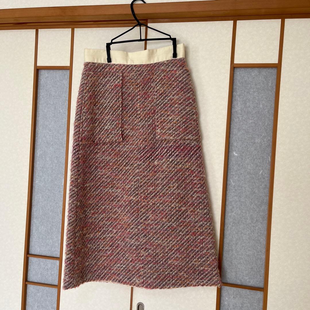 ブラミンク♡ツイードスカート 美脚になれる♡ラメツイードスカート（インナーパンツつき） ブラック