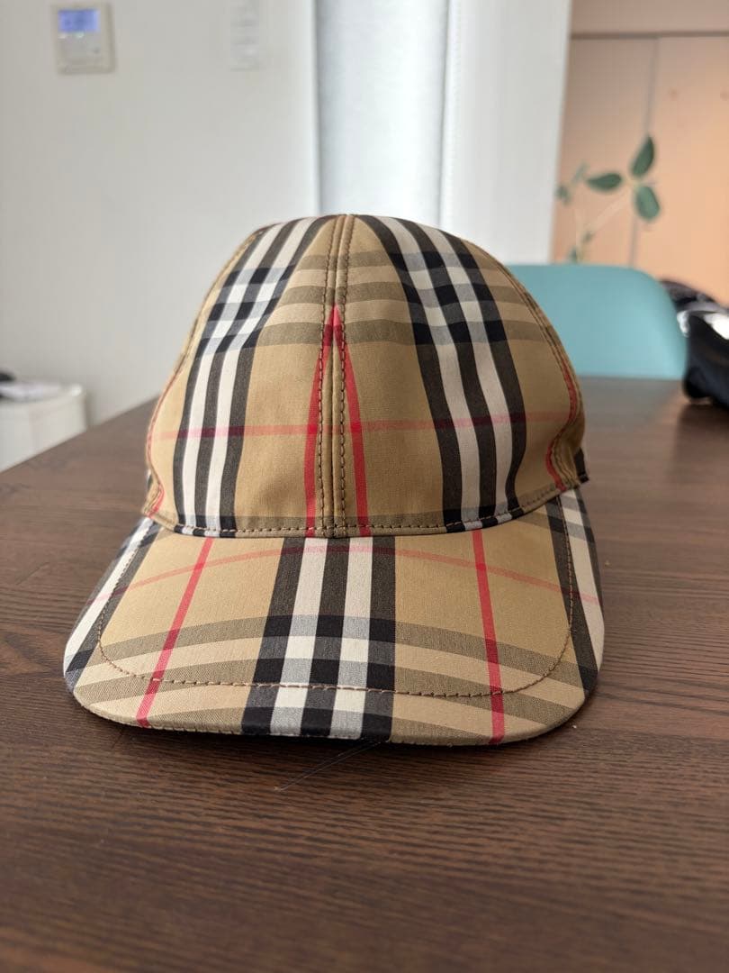 Burberry チェック柄 ベースボールキャップ 希少XL - メルカリ