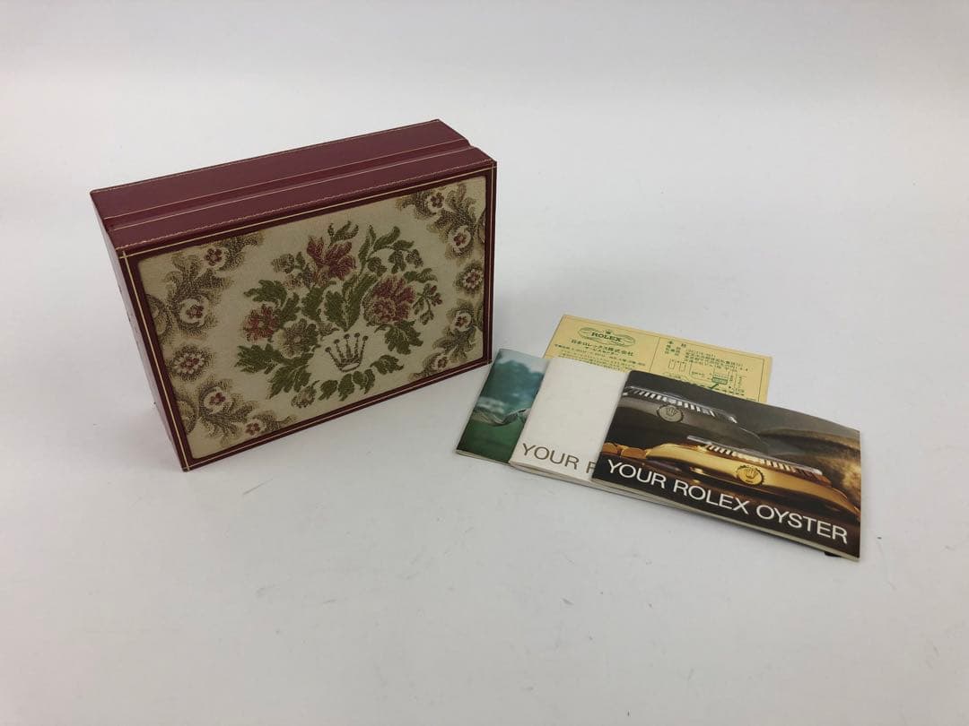 y*。様 ロレックス　空き箱　内箱　取説　小冊子　レッド　刺繍 ROLEX（ロレックス） 時計用 空き箱 ケース 空箱 14.00.08 レッド 赤