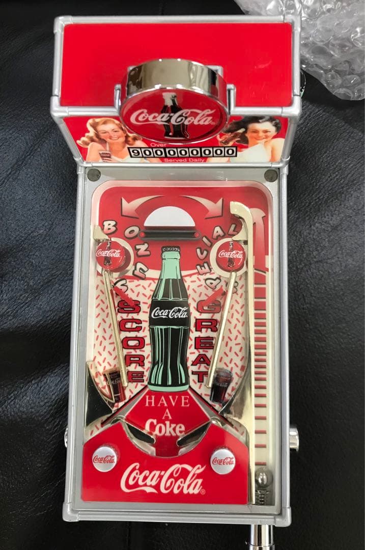 Coca-Cola コカコーラ　ピンボール型　貯金箱アンティーク Yahoo!オークション - 【希少】美品 コカ・コーラ ピンボール ゲーム