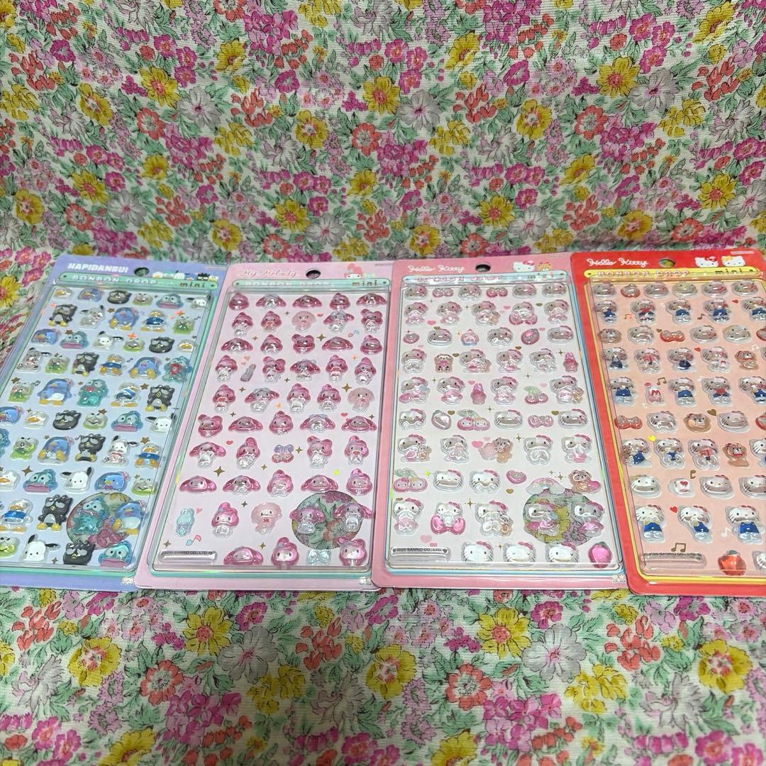 正規品]ボンボンドロップシール たまごっち サンリオ ミニ全種 12点