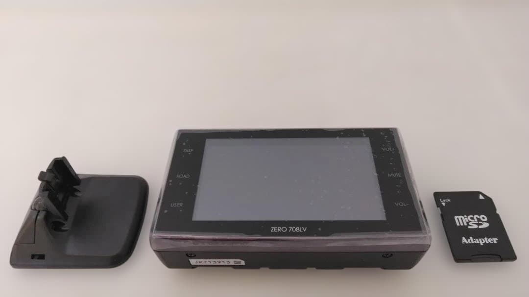 ZERO708LV！ コムテック レーダー探知機(リコール対策済) 動作良好