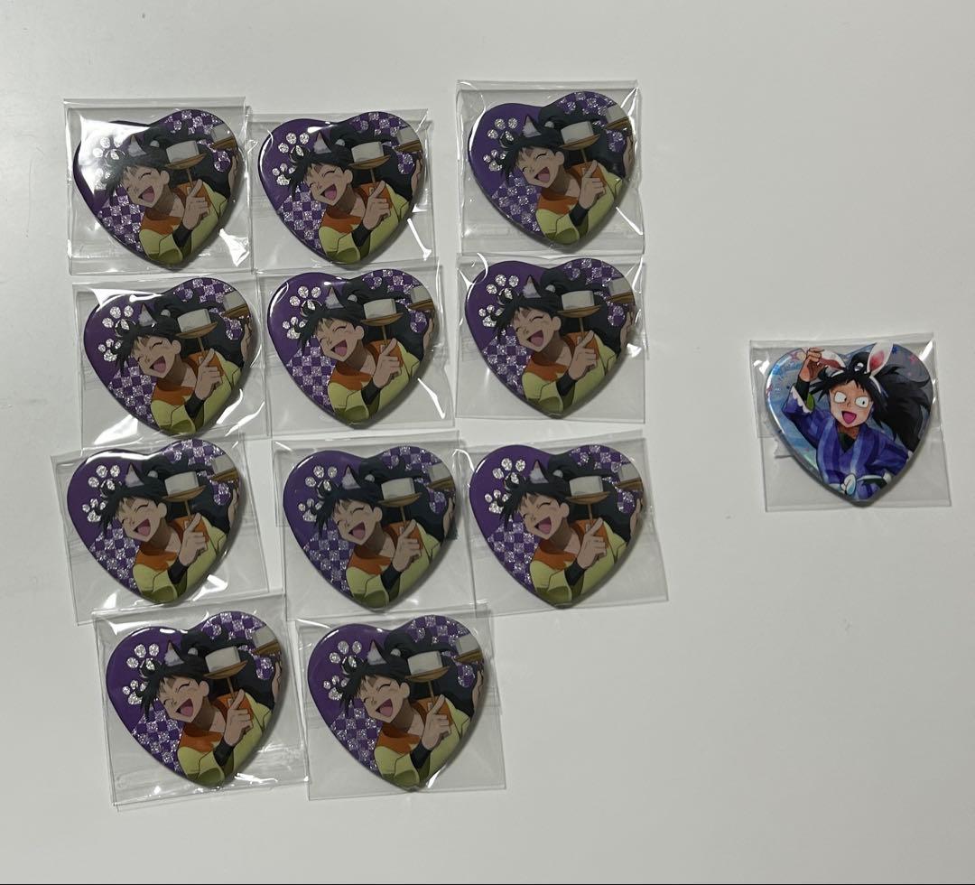 忍たま乱太郎 ナンジャタウン 久々知兵助 ハート缶バッジ - メルカリ