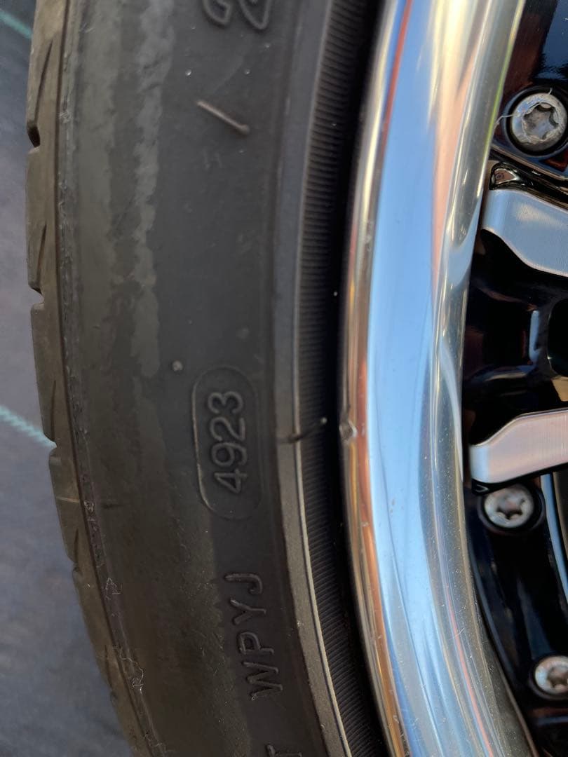 work 19インチ　タイヤホイールセット　7.5j 8j 5穴　114.3