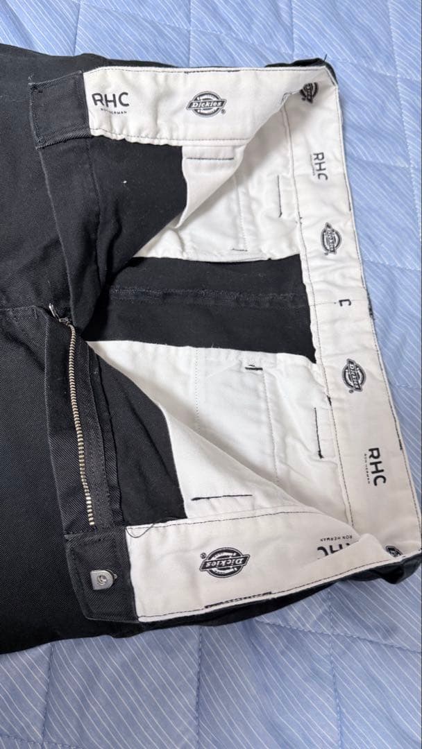 RHC × Dickies □ チノパンワークパンツ ブラック 希少34インチ - メルカリ