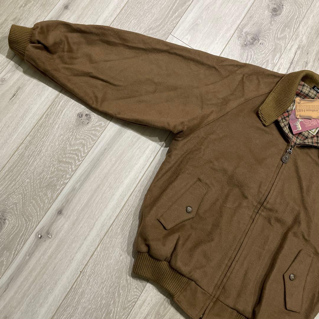 タグ付 90s グラハムヒル カシミヤ混 ハリントンジャケット スイング