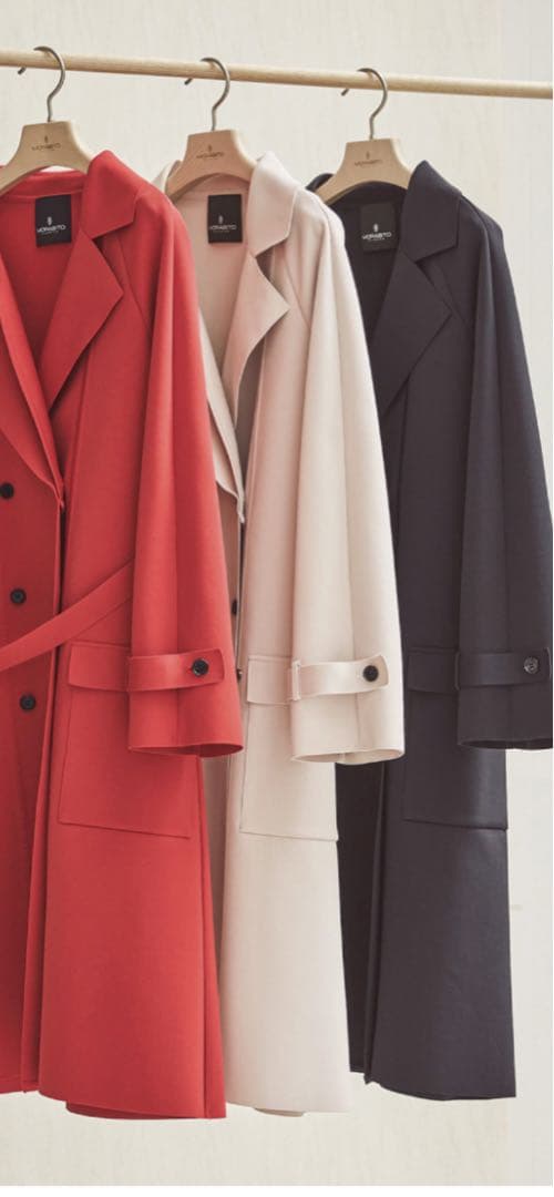 【新品未着用】MORABITO PREMIER モラビトプルミエ　トレンチコート MORABITO - MORABITO PREMIER モラビトプルミエ トレンチコートの通販