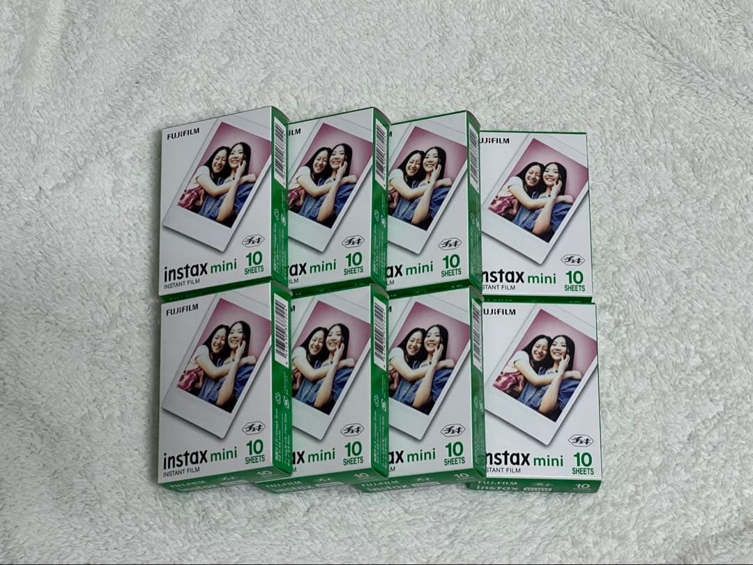 instax mini フィルム 10枚×8箱セット FUJIFILM チェキ 80枚】JP1富士フィルム チェキフィルム 80枚 無地 INSTAX MINI JP 1
