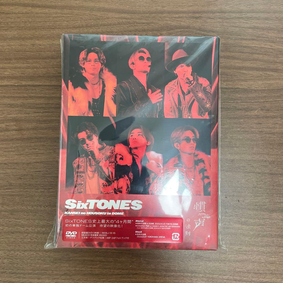 SixTONES/慣声の法則(初回盤DVD) - 中古品 同梱可】 SixTONES DVD 慣声