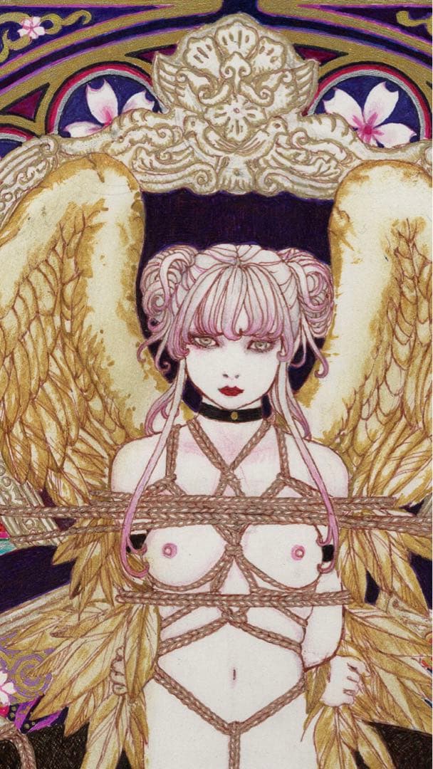 【user_c76ebcf3】緊縛天使　生贄の玉座〈春〉