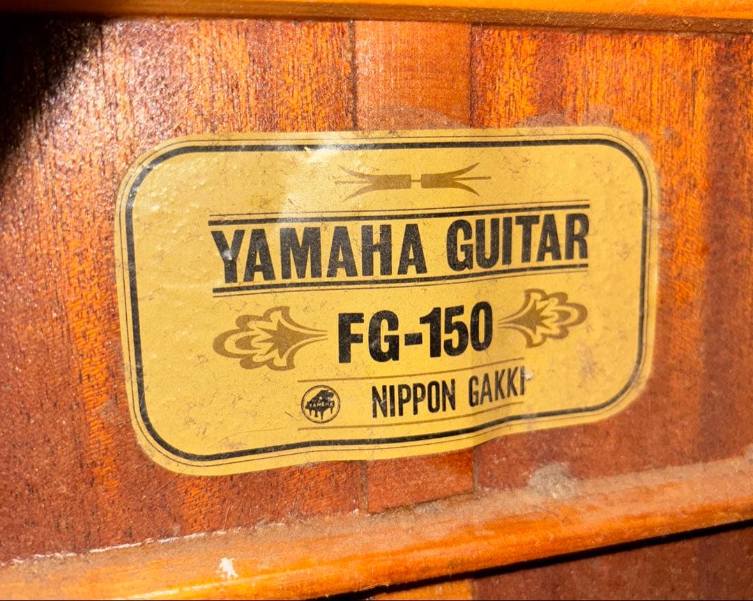 Yamaha FG-150 ライトグリーンラベル 66年製 No. 514XXX - メルカリ