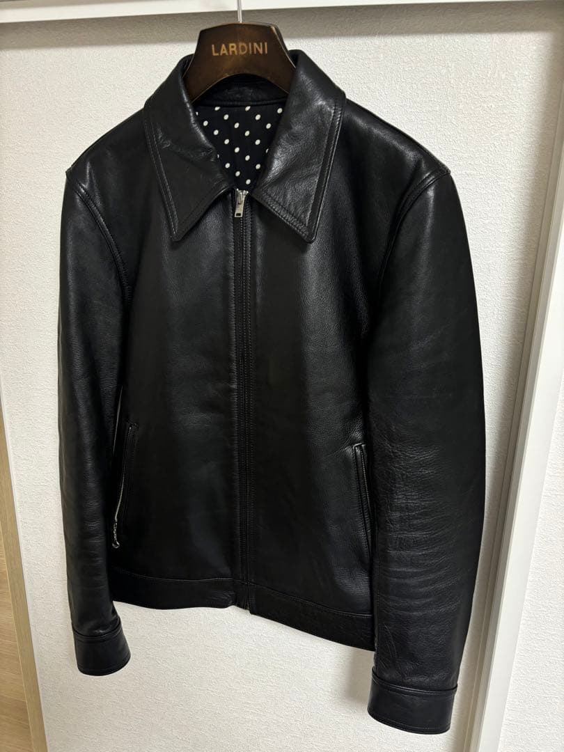 極美品】WACKO MARIA ワコマリア レザーシングルライダース 牛革 M