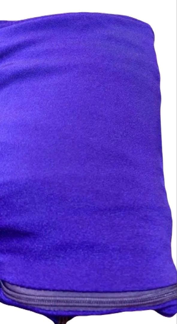 即購入OK。Lサイズパープル男性用凸仕様ゼンタイフルフェイスマスク全身タイツ