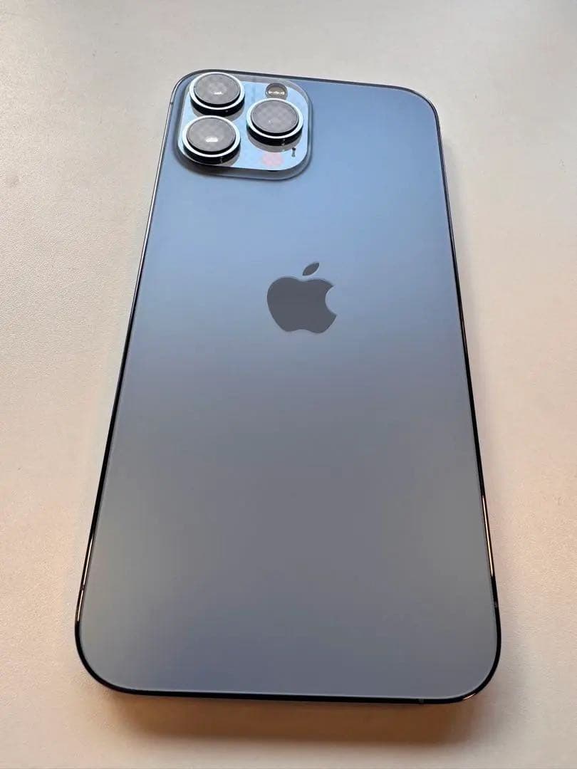 【超美品】iPhone 13 ProMax 256GB ブルーバッテリー100% Apple iPhone 13 Pro 256GB SIMフリー ブルー バッテリー新品 100% 大