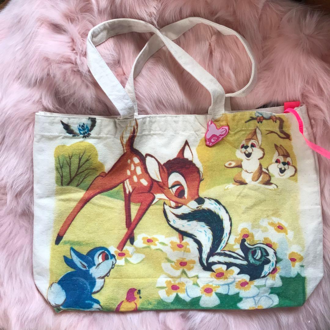 あちゃちゅむムチャチャ☆バンビトートバッグ - メルカリ