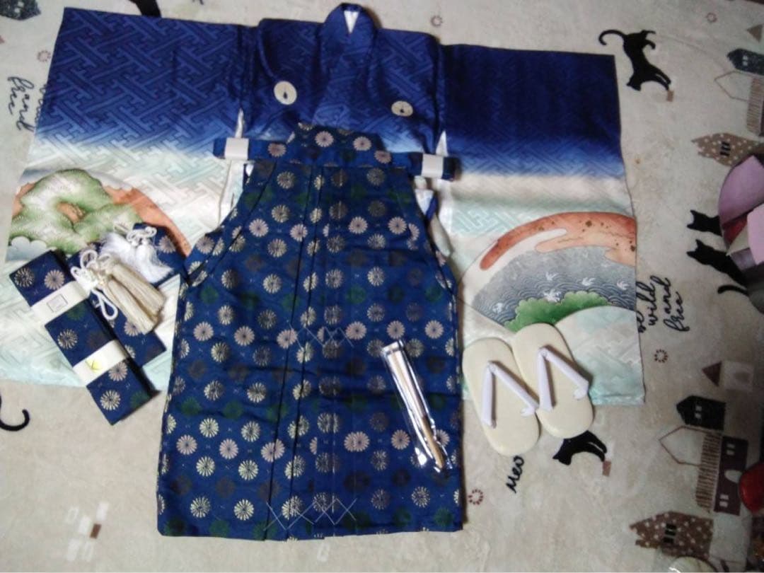 男の子用・3歳から5歳向け・表側正絹・お着物と袴のセットです 楽天市場】【スーパーSALE 10%OFFクーポン配布中!】3歳と5歳が選べる