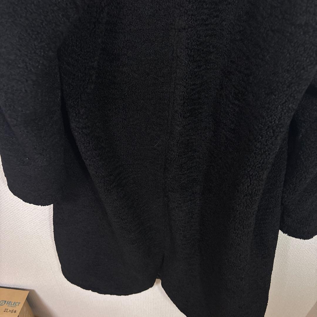 LASUD ファーボアコート ブラック 未使用品 サイズ9号 定価34000円