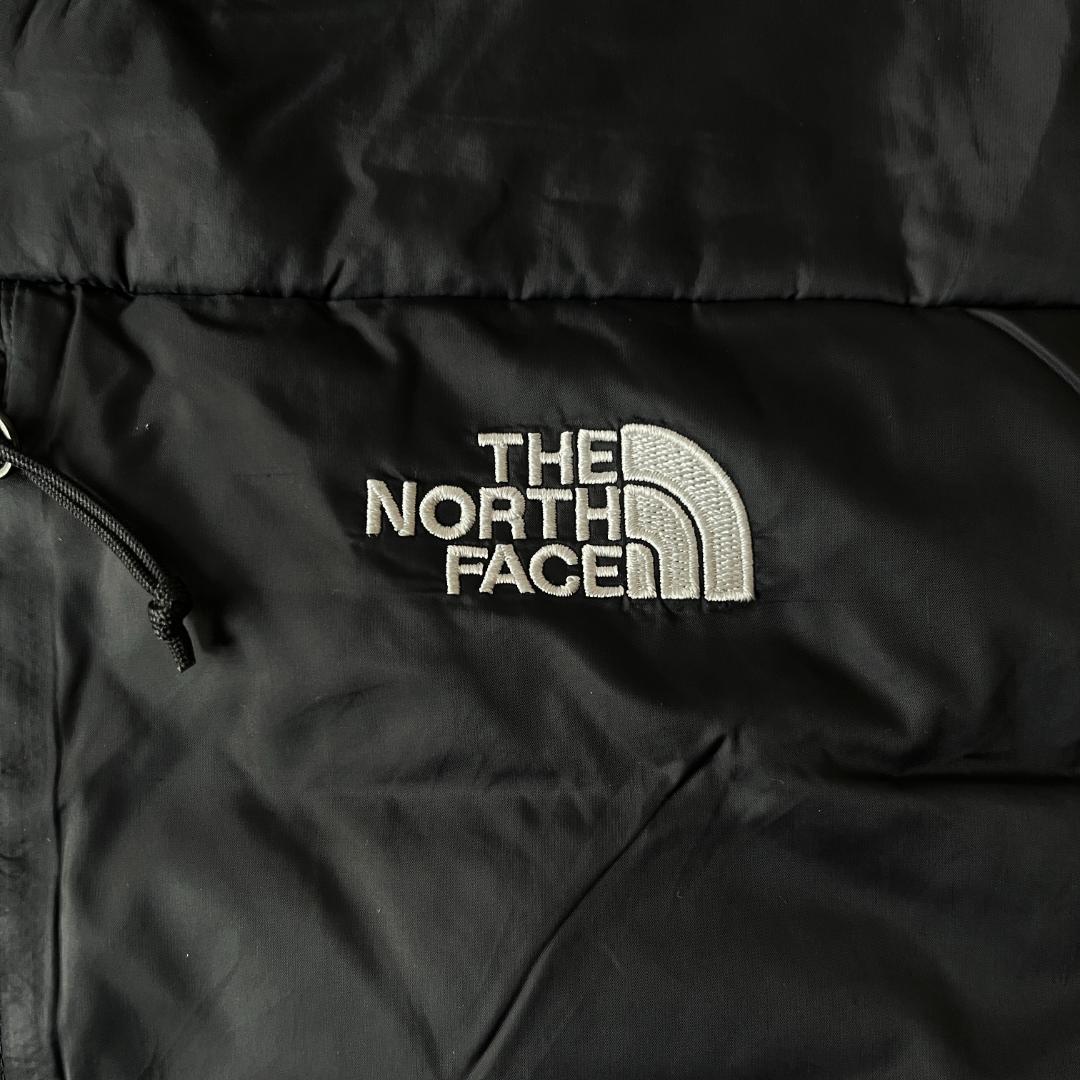 00s THE NORTH FACE ダウンベスト ロゴ 黒 XXL A622 - メルカリ