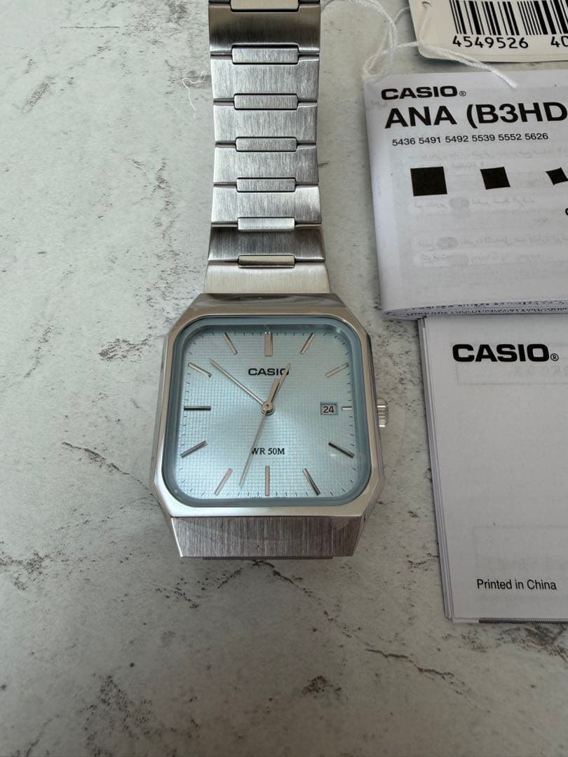 CASIO MTP-B185D 2A2VDF アイスブルー - メルカリ