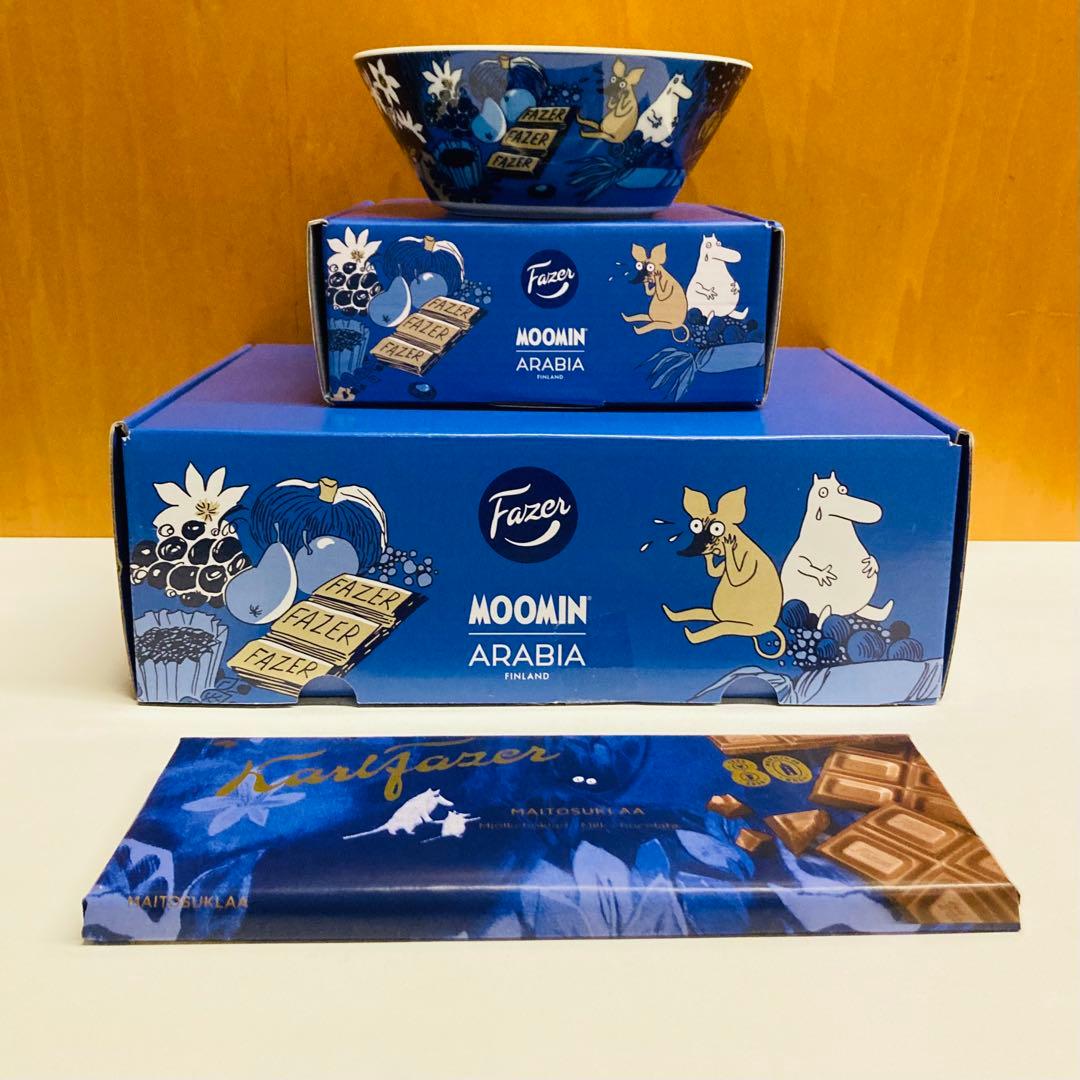 アラビア ムーミン 生誕80周年記念 ボウル＆ファッツェル チョコレート