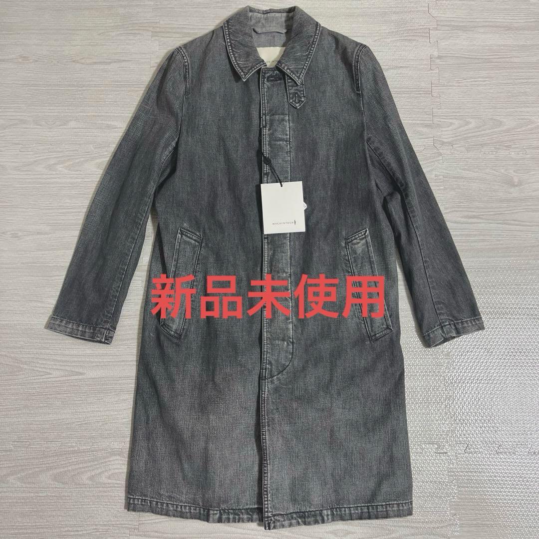 【けん様】MACKINTOSH グレー ステンカラーコート　サイズ32 Mackintosh（マッキントッシュ） ステンカラーコート コート 別注