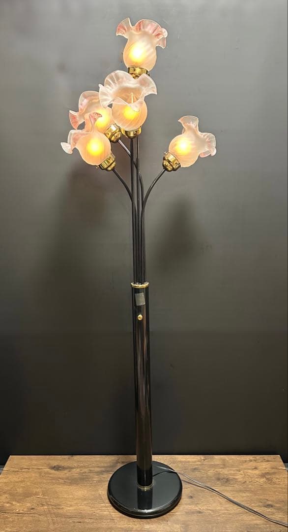 ベネチアンスタイル 5灯 フロアランプ ブラウン色 ベネチアンスタイル 5灯 フロアランプ ブラウン色 : もみじや家具