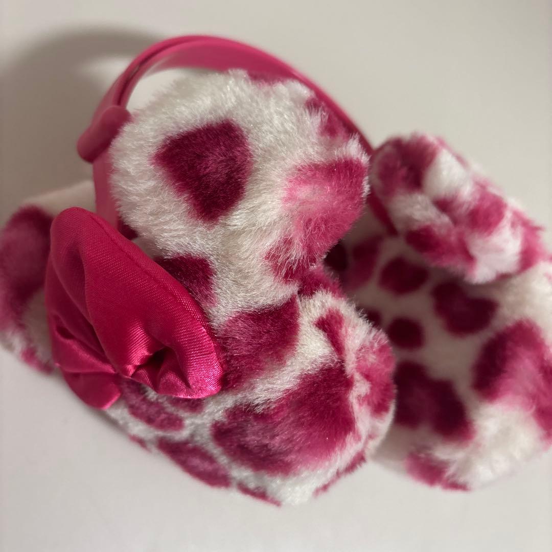 ミニー ヒョウ柄 イヤーマフ　耳当て 東京ディズニーリゾート Disney TDS ミニー ヒョウ柄 イヤーマフ 耳