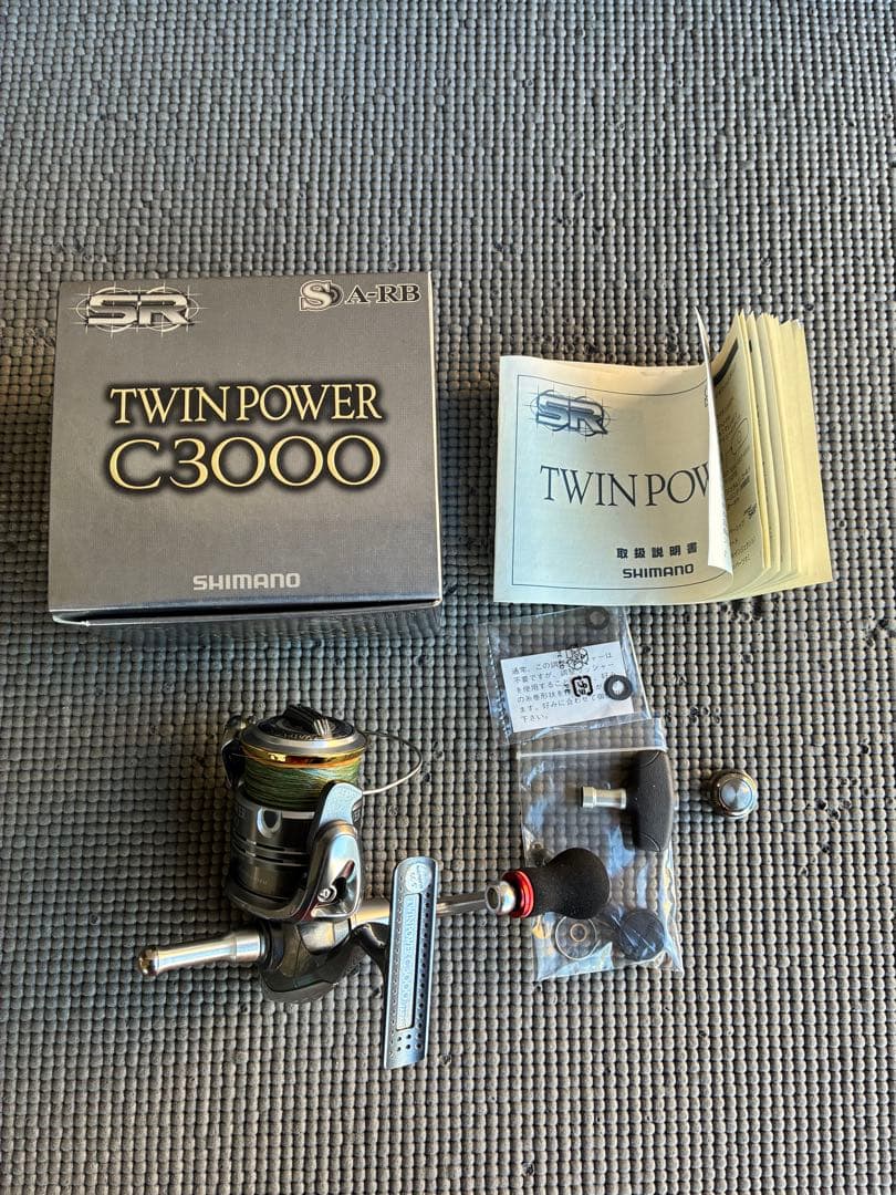 SHIMANO 08 TWIN POWER C3000 スピニングリール シマノ(SHIMANO) 08 ツインパワー 3000 022370｜アウトドア用品・釣り
