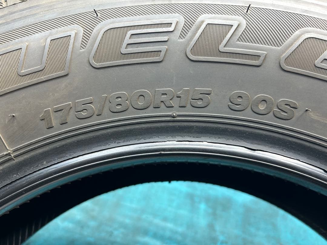 2025.2024年製175/80R15バリ山！中古タイヤ4本セット - メルカリ