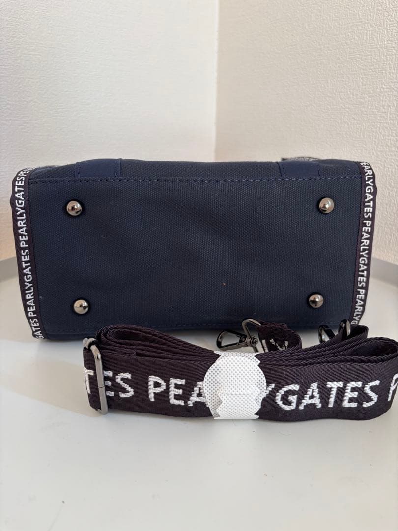 PEARLY GATES ゴルフバッグ ネイビー - メルカリ