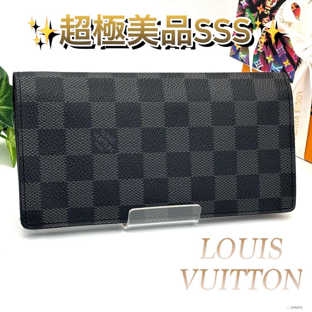超美品】ルイヴィトン ブラザ ダミエグラフィット 二つ折り 長財布