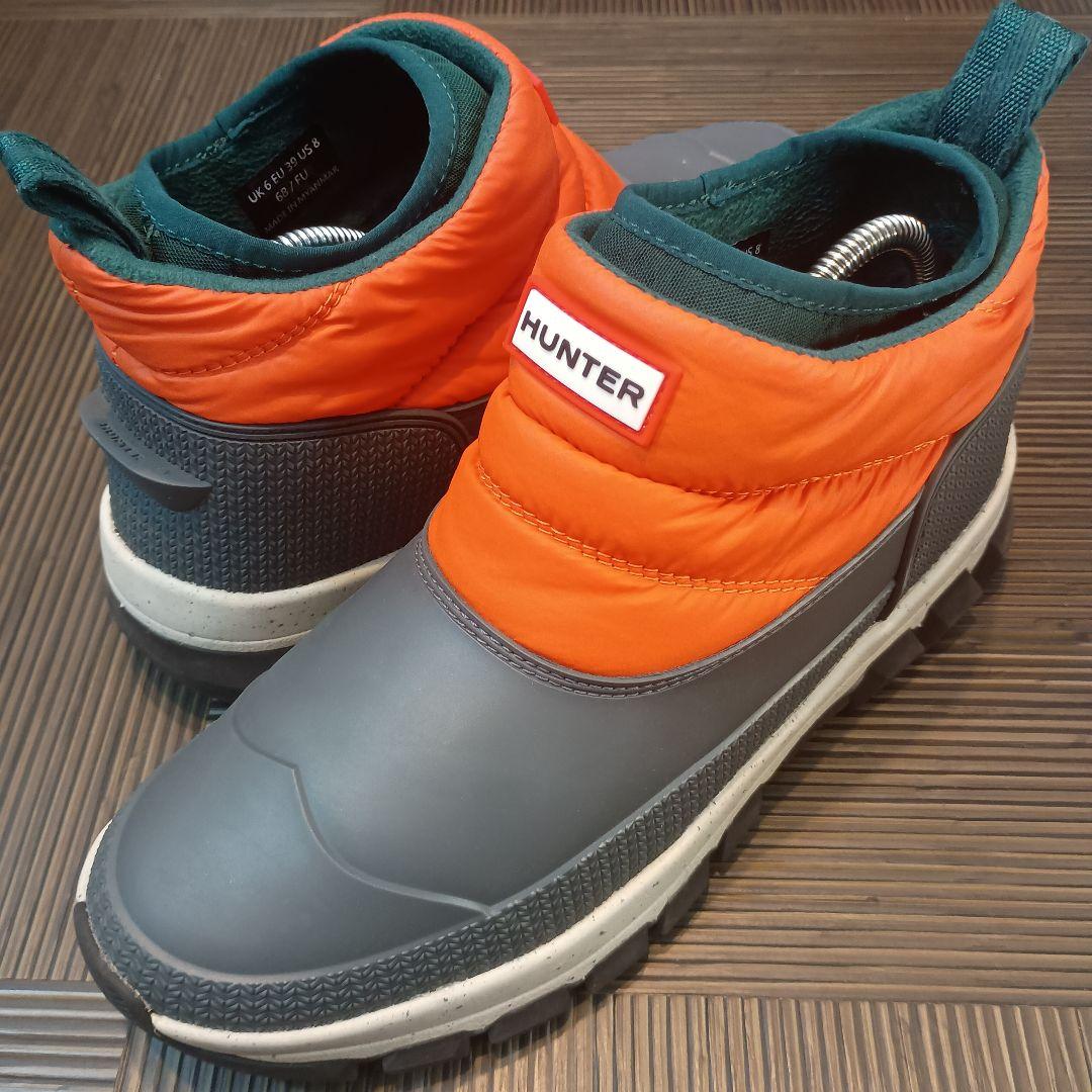 HUNTER ハンター スノーアンクル シューズ 25センチ HUNTER（ハンター） ブーツ レディース イントレピッド ジップ