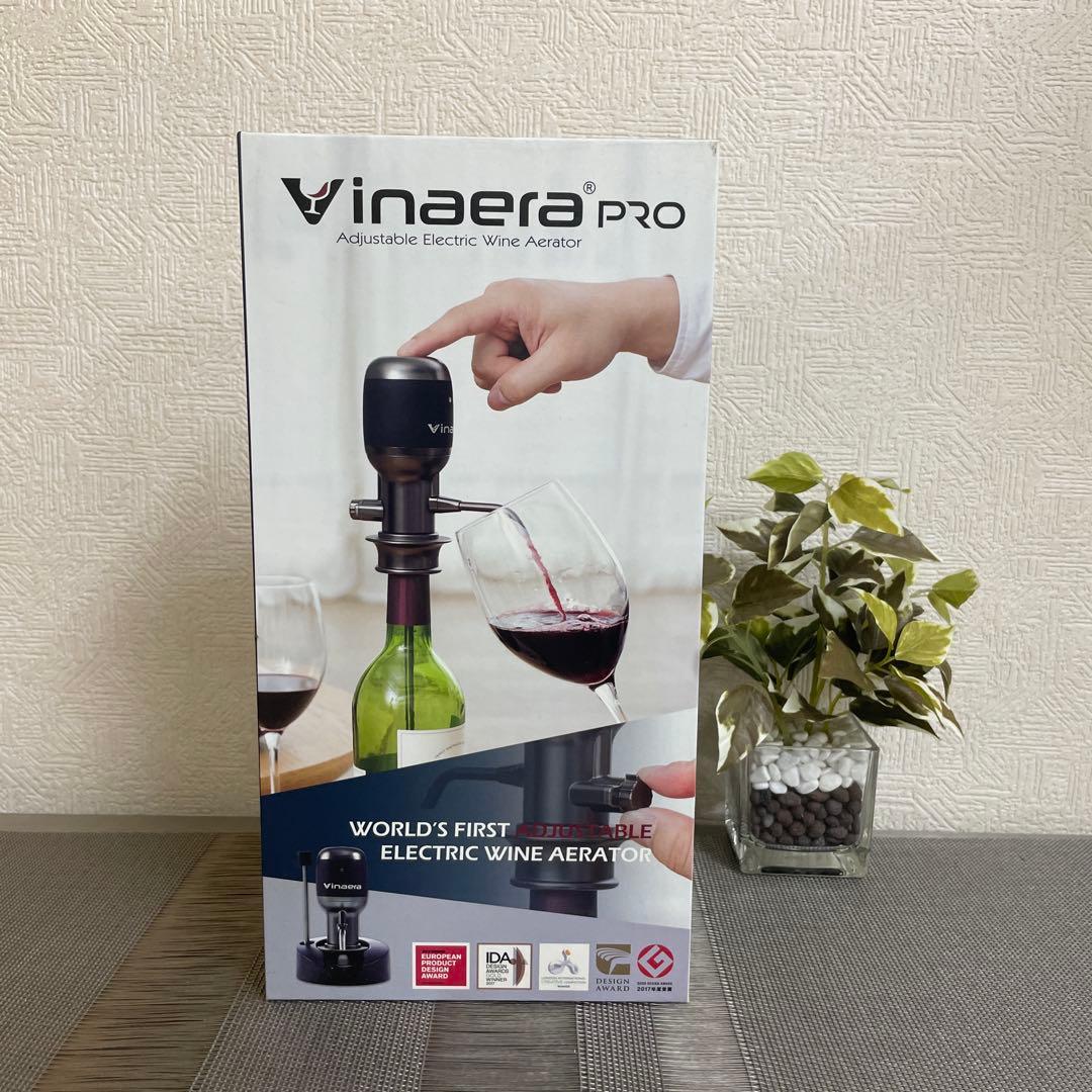 新品未使用 電動ワインエアレーター　vinaera pro ワイン Vinaera ビナエラ Pro 電動ワインエアレーター 特許取得 デキャンタ デ