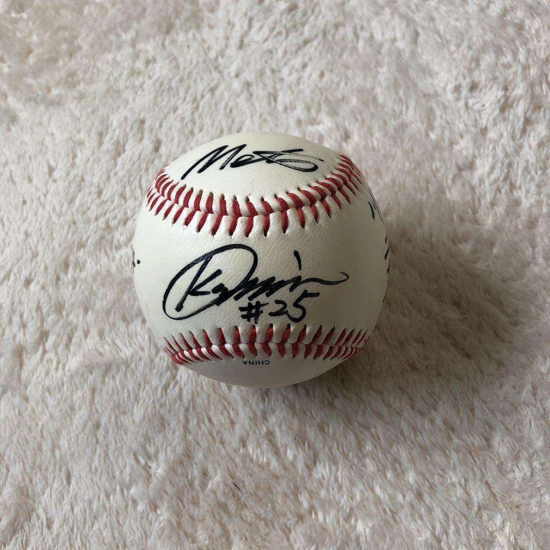 直筆サインボール 元ニューヨークメッツ 松井稼頭央 - メルカリ