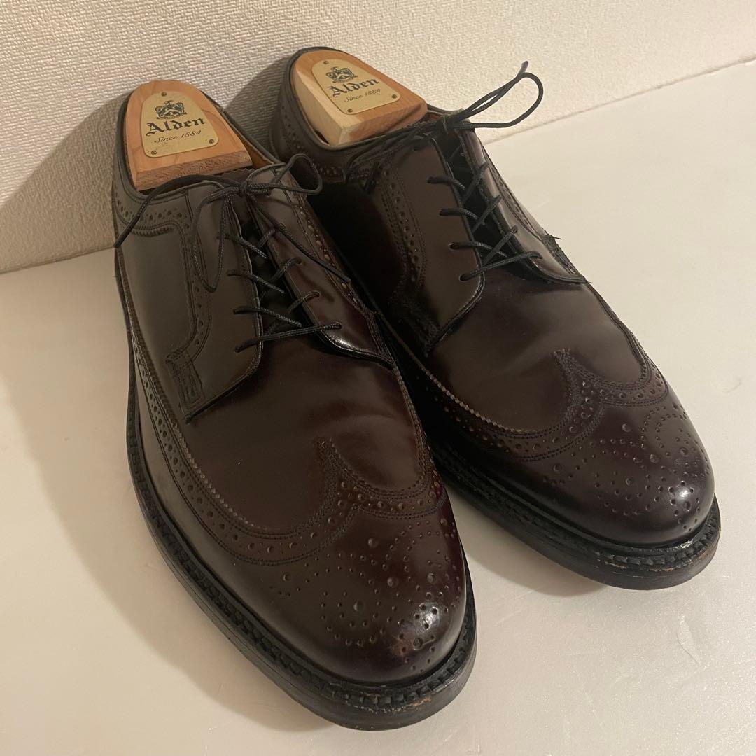 美品 フローシャイム インペリアル コードバン ウイングチップ US10.5D 古着 70年代 フローシャイム Florsheim IMPERIAL インペリアル コード