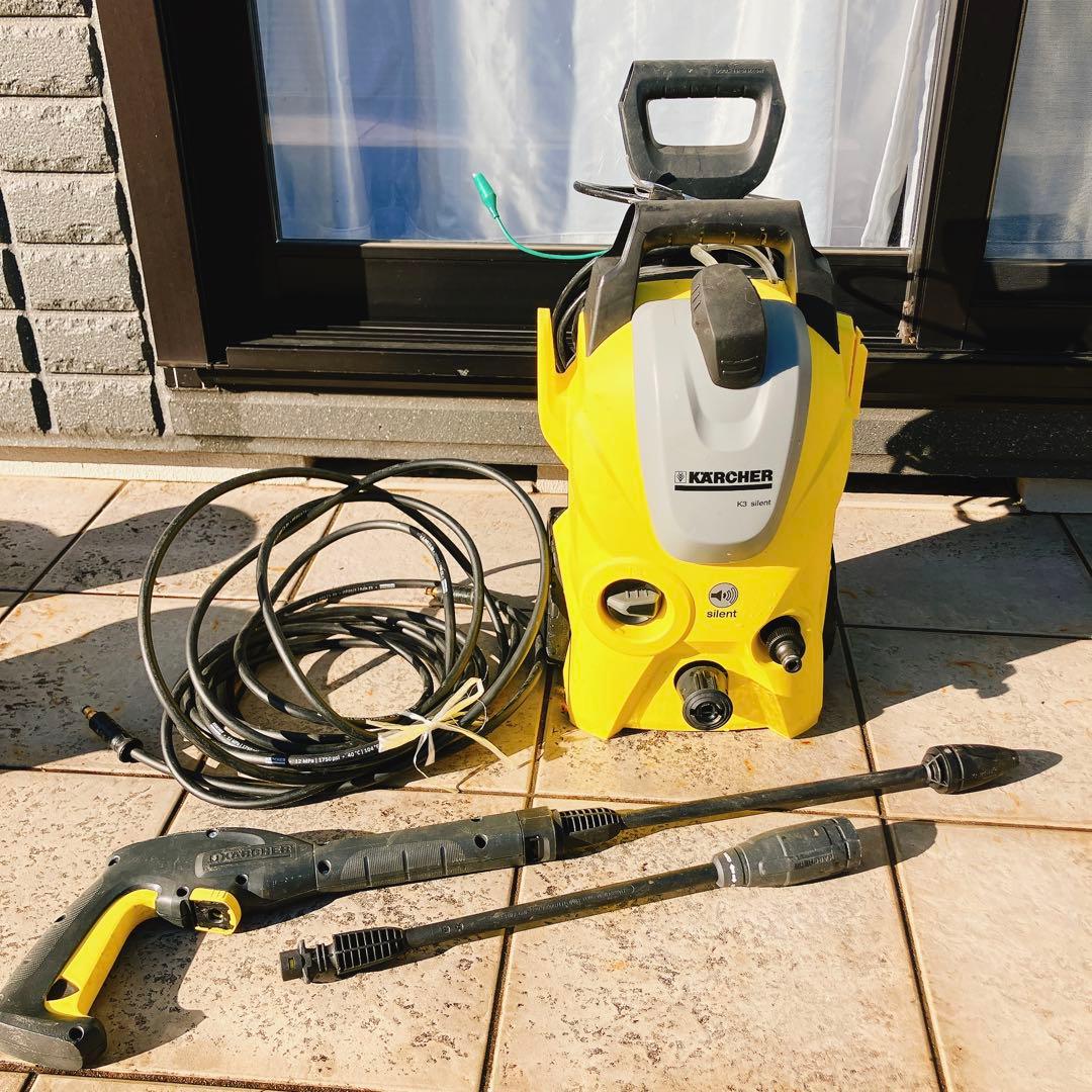ケルヒャー　Kärcher K3 サイレント　高圧洗浄機 ケルヒャー（KARCHER） 高圧洗浄機 K 3 サイレント プラス