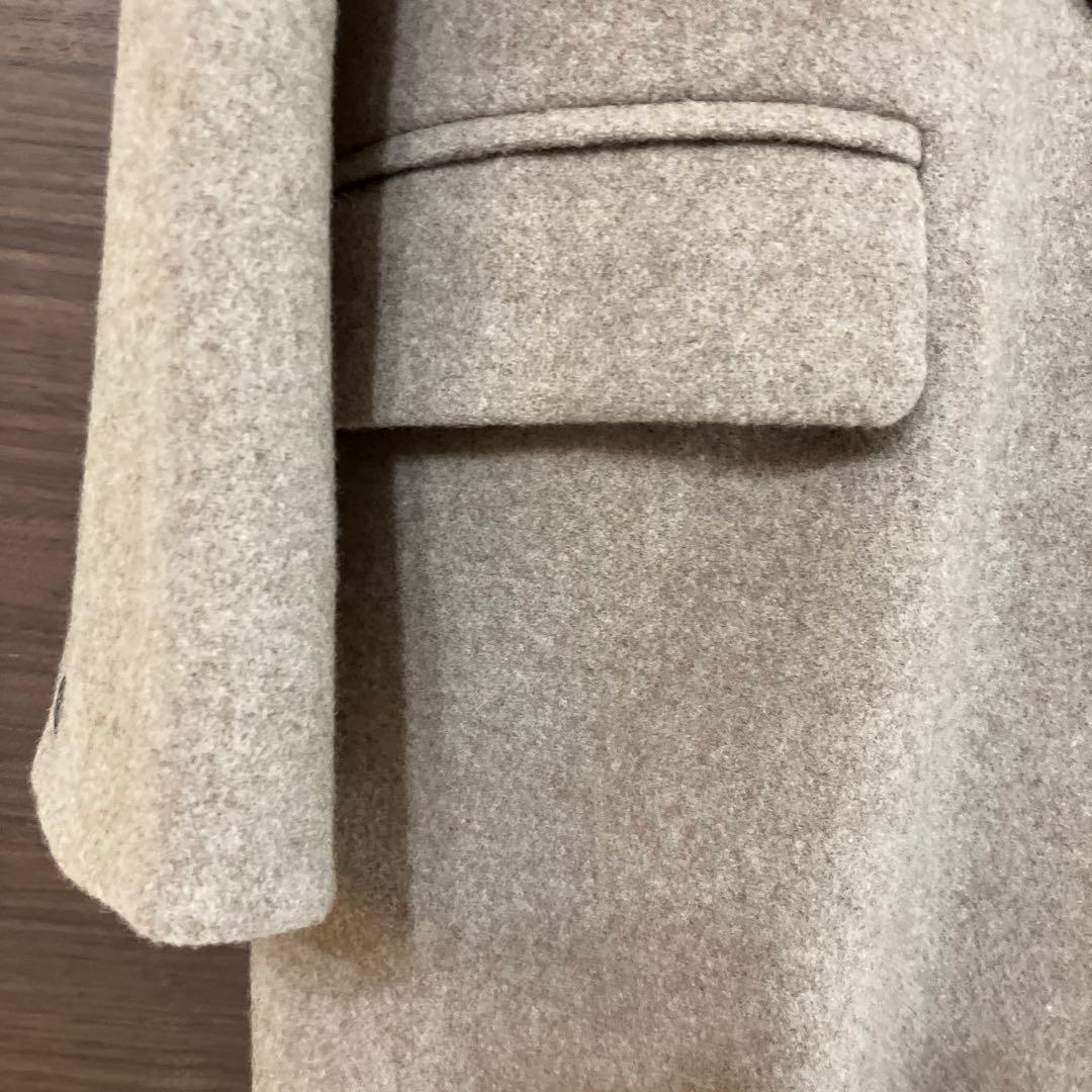 美品3WAYアレンジ襟のかろやかチェスターコート ブラウン 北欧、暮らし