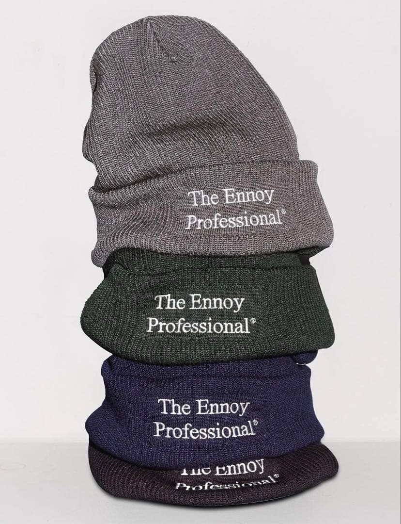 ENNOY Professional ニット帽 エンノイ スタイリスト私物 黒 - メルカリ